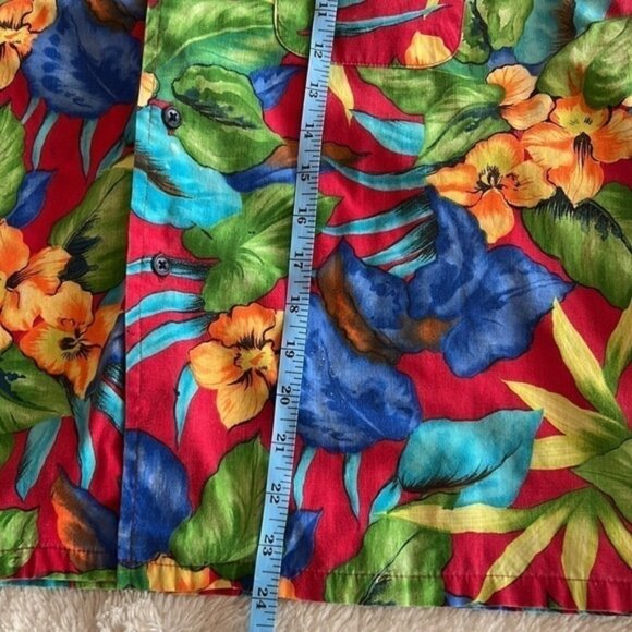 Hawaiian Tropical Floral Shirt Small Edwards casual wear - Picture 4 of 6